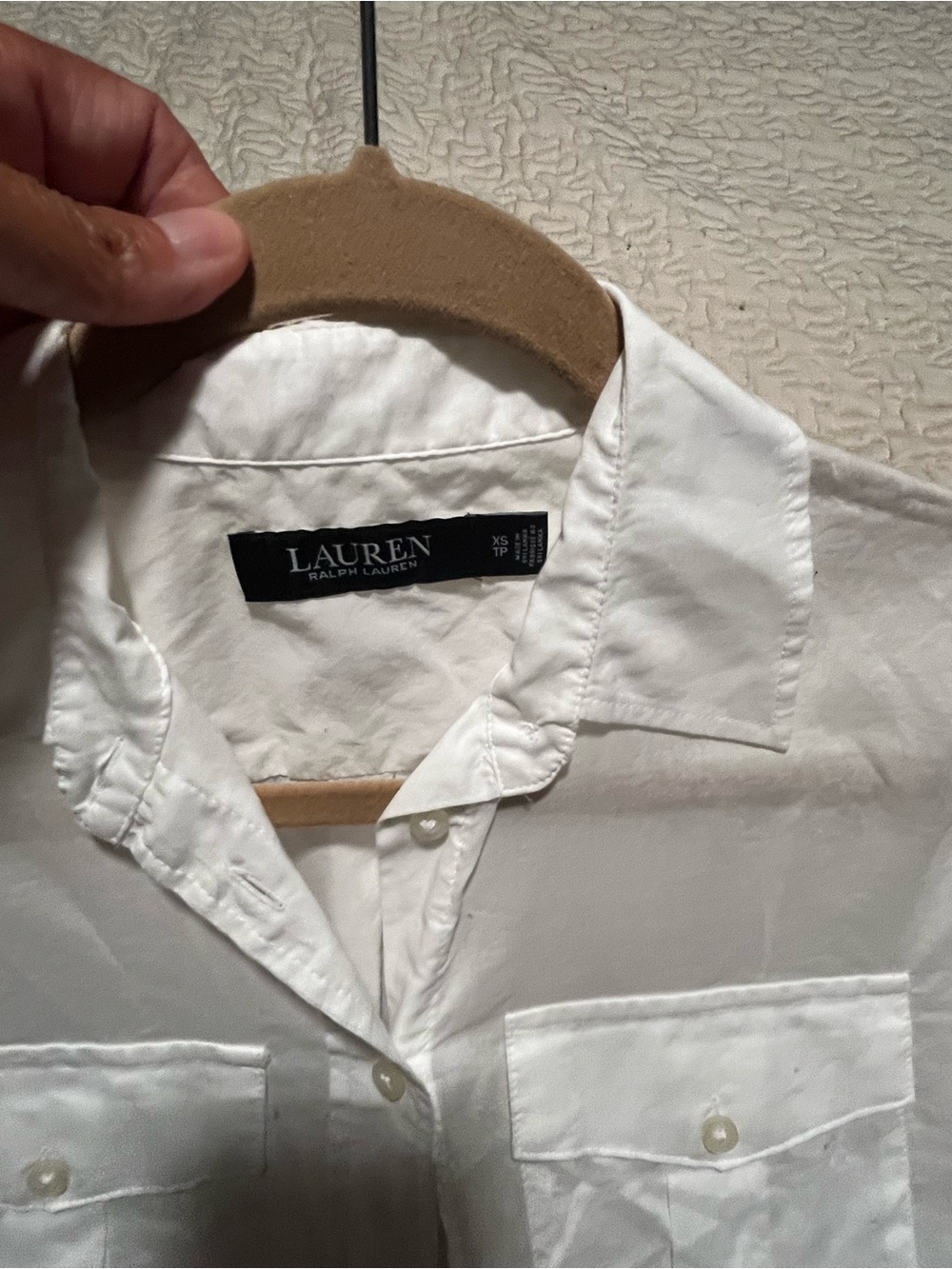Lauren Ralph Lauren White Men’s Casual Button-Down Shirt